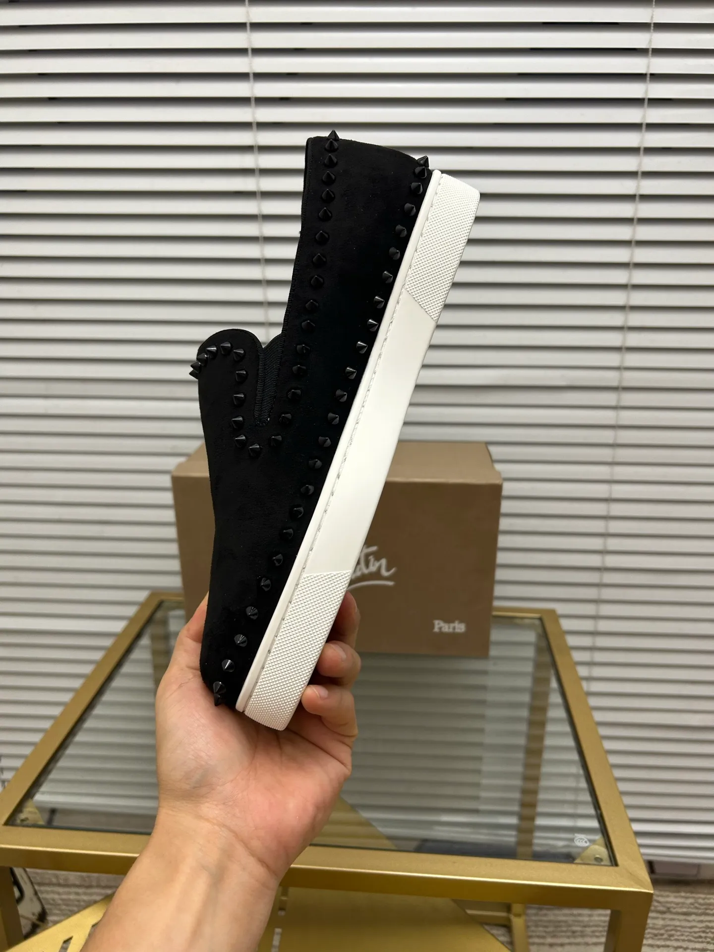 (Customized model) Ex-factory price is 460. christian louboutin (CL red sole shoes) counter series, casual sneakers for couples 📢 📢 📢 Exclusive hot style release 🎈🎈💪 Movable latex feet 👻 Finished outsole line [Proud] 😝Female 35-40# Male 38#-46, global supply😝 [Top version]: Original imported genuine leather upper, top original leather lining, original molded TPU outsole, original 1:1 detail processing, original shoe last,